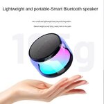 LED Speaker - Manufacturer - S100 RGB Wireless Waterproof TF Home Outdoor Mobile Computer