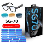Smart Sunglasses - Manufacturer - SG70 Audio WIFI Camera AI Translator Photo Video Anti-Blue