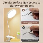 Desk Lamp - Manufacturer - USB Rechargeable Clip 3 Modes Dimming Eye Protection Reading