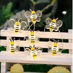LED Light Tree - Manufacturer - Little Bee 6.6ft 20 Bees Outdoor Christmas Garland