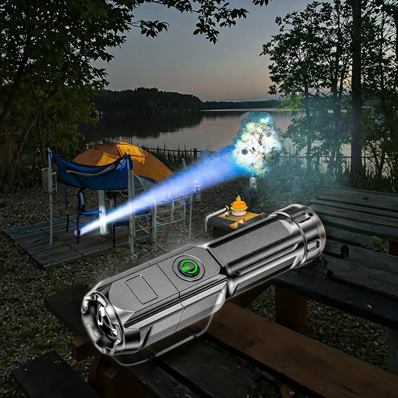 LED Flashlight - Manufacturer - USB Rechargeable High Power Waterproof Tactical Camping