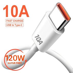 USB Type C Cable - Manufacturer - 120W 10A Fast Charging Right-Angle iPhone 15 60W