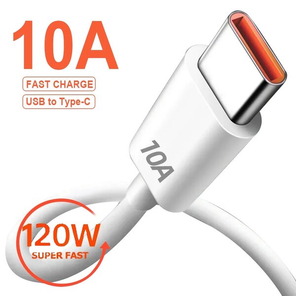 USB Type C Cable - Manufacturer - 120W 10A Fast Charging Right-Angle iPhone 15 60W
