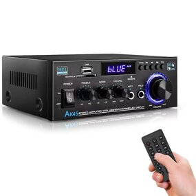 Digital Amplifier - Manufacturer - AK45 Mini BT5.5 300WX2 400W Subwoofer Hi-Fi Stereo