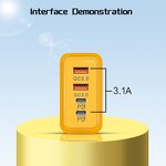 USB C Charger - Manufacturer - 120W PD 4-Port Quick Charging UK Socket OTP Car Desktop