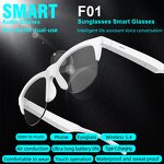 Smart Glasses - Manufacturer - F01 On-Ear LED Mic Noise Reduction Driving Cycling Sports