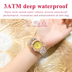 Quartz Watch - Manufacturer - 708 Ladies Antique Square Waterproof Luminous Date Stainless