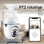 Light Bulb Camera - Manufacturer - E27 1080P Two-Way Audio IR White LEDs Night Vision