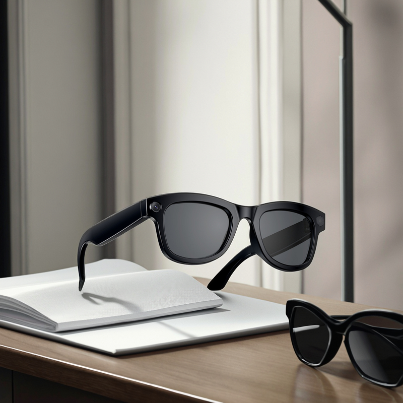 Smart Sunglasses - Manufacturer - M01 5.3 500W Camera UV400 Transparent Lenses AI