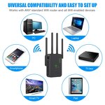 WiFi Range Extender - Manufacturer - Dual-Band 5G/2.4G 300Mbps Firewall Wireless Router