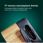 Wood Subwoofer - Manufacturer - Car Studio Outdoor USB Wireless Bluetooth Portable Speaker