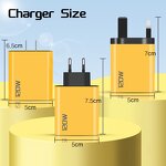 USB C Charger - Manufacturer - 120W PD 4-Port Quick Charging UK Socket OTP Car Desktop