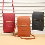 Women's Crossbody Bag - Manufacturer - Fashion PU Metallic Mobile Phone Small Purse