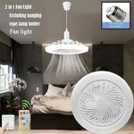 LED Fan Light - Manufacturer - Modern Remote Control Ceiling Fan Living Room Bedroom