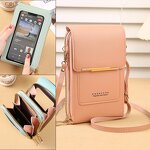 Women's Crossbody Bag - Manufacturer - Luxury Leather Touch Screen Cell Phone iPhone Wallet
