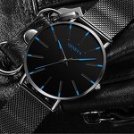 Quartz Watch - Manufacturer - Men Minimalist 40mm Stainless Steel Mesh Belt Crystal