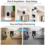 WiFi CCTV Camera - Manufacturer - GTQ HD 360 Night Vision Home Security Cloud Storage