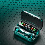 TWS Earbuds - Manufacturer - M12 Open-Ear LED Battery Noise Cancelling Waterproof Gaming