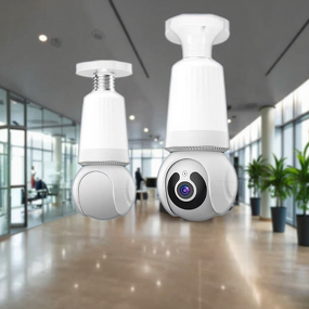 Smart Camera - Manufacturer - 3MP E27 V380pro AI Human Detection 360 LED Memory Card