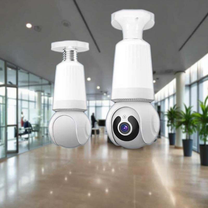 Smart Camera - Manufacturer - 3MP E27 V380pro AI Human Detection 360 LED Memory Card