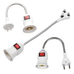 E27 Lamp Holder - Manufacturer - Direct Plug Swivel Mouth Universal Hose with Switch