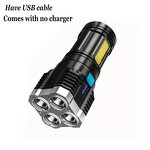 LED Flashlight - Manufacturer - 4-Mode Brightness Adjustment Outdoor Emergency Display