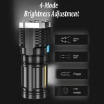 LED Flashlight - Manufacturer - 4-Mode Brightness Adjustment Outdoor Emergency Display