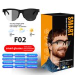Smart Glasses - Manufacturer - F02 On-Ear Type-C IPX4 Color-changing Music Phone Calls