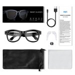Smart Sunglasses - Manufacturer - M01 5.3 500W Camera UV400 Transparent Lenses AI