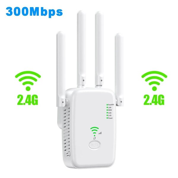 WiFi Range Extender - Manufacturer - Dual-Band 5G/2.4G 300Mbps Firewall Wireless Router
