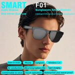 Smart Glasses - Manufacturer - F01 On-Ear LED Mic Noise Reduction Driving Cycling Sports