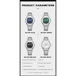 Quartz Watch - Manufacturer - 613 Men Luxury Antique Square Waterproof Luminous Steel