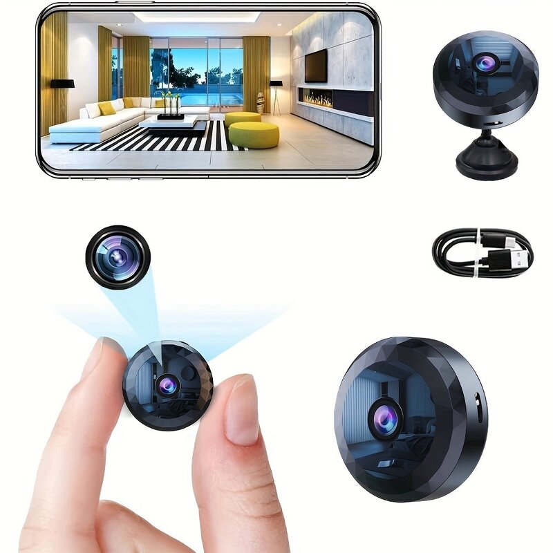 Mini IP Camera - Manufacturer - 2.4G WiFi Night Vision Motion Family Security Wide-angle