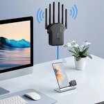 WiFi Repeater - Manufacturer - U13 Dual-Band 1200Mbps QoS AP USB VPN 4G 5G Firewall