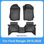 Floor Mat Manufacturer - TPE for Ford Ranger 2015-2020 RHD Sports Design