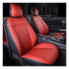 Seat Covers Manufacturer - Custom Fit for 2015-2024 Ford Mustang Coupe Leather