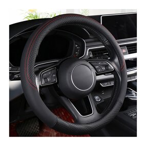 Steering Wheel Cover Manufacturer - Anti-Slip Leather Truck 40cm Fashion Style