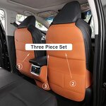 Anti Kick Pads Manufacturer - 3Pcs Seat Back Protector for Toyota RAV4 2020-2023