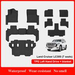 Car Mat Manufacturer - TPE for 2021-2023 Toyota Land Cruiser LC300 RHD