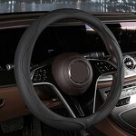 Steering Wheel Cover Manufacturer - Sports Anti-Slip Leather for BMW Toyota 38cm