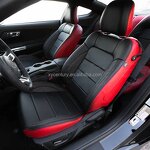 Seat Covers Manufacturer - Custom Fit for 2015-2024 Ford Mustang Coupe Leather