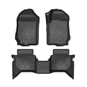 Floor Mat Manufacturer - TPE for Ford Ranger 2015-2020 RHD Sports Design