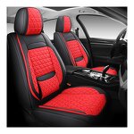 Seat Covers Manufacturer - Universal Blue ECO Leather for 90% Sedan SUV 5 Seats