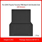 Truck Bed Mat Manufacturer - Custom Fit TPE for 2016 Toyota Tacoma TRD Sport