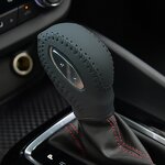Gear Shift Knob Cover Manufacturer - Cowhide Carbon Fiber for Buick Verano Hand-sewn