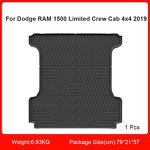 Truck Bed Mat Manufacturer - Custom Fit TPE for 2019 Dodge RAM 1500 Limited