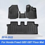 Trunk Mat Manufacturer - Custom Fit TPE for Honda Freed 2016-2022 RHD