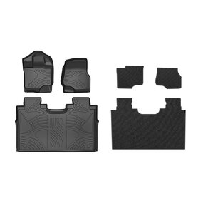 Floor Mat Manufacturer - Custom Fit TPE for 2015-2022 Ford F150 Front Row