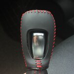 Gear Shift Knob Cover Manufacturer - Cowhide Carbon Fiber for Buick Verano Hand-sewn