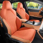 Seat Kits Manufacturer - Custom Fit Suede Saddle for BYD Han EV 2020-2025